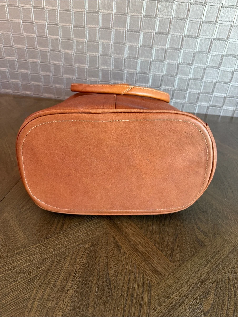 Piel leather shoulder tote bag